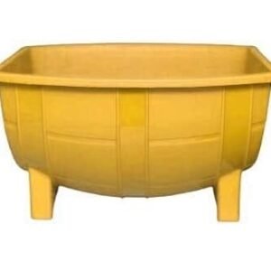 Macetero Mini Barril Color Amarillo