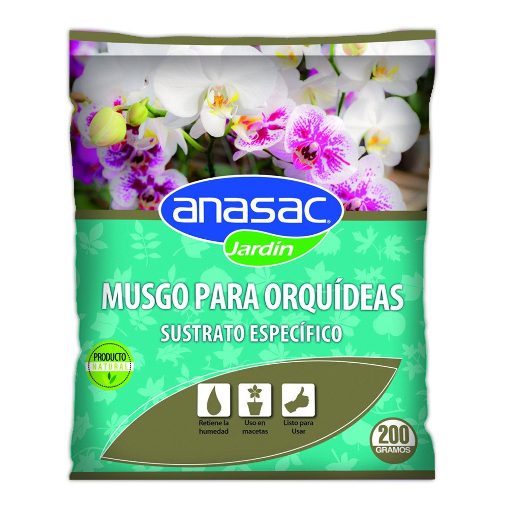 Sustrato Específico Para Orquídeas de Musgo 200 Grs
