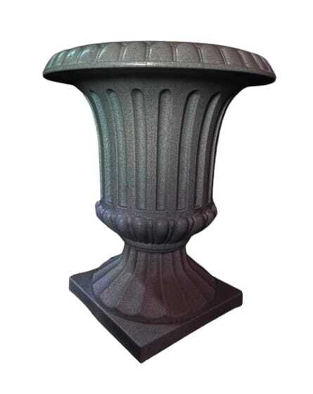 Macetero Tipo Copa Romana Gris