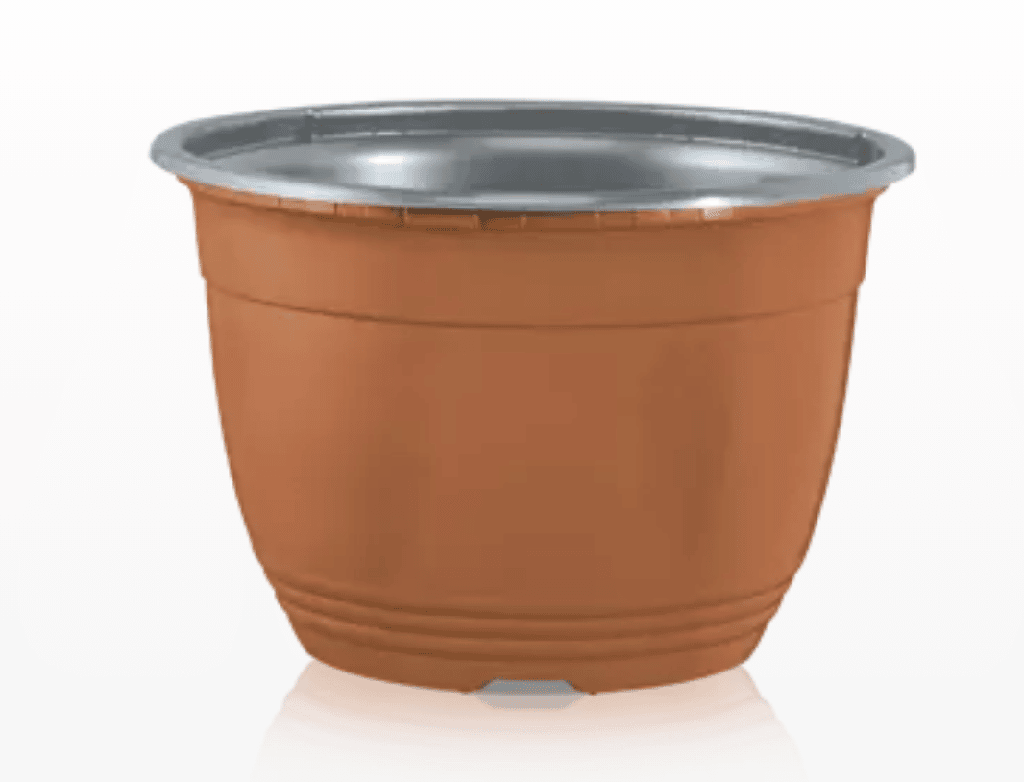 Macetero VDA-19 Color Terracota 19x12.6 cm. 2.5 Lts