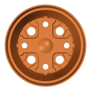 Maceteros de 4.6 cm Terracota - Imagen 2