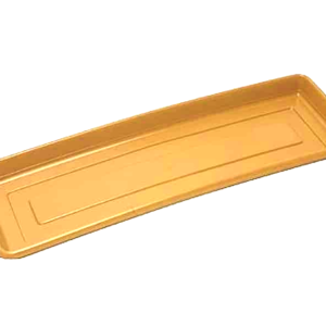 Plato Para Jardinera de Reja 60 Color Naranjo