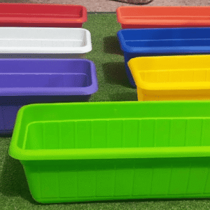 Jardinera de 35x14x11 cm de Colores Variados