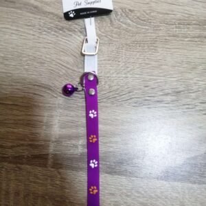 Collar Para Mascotas Para Gatos Gomita Morado