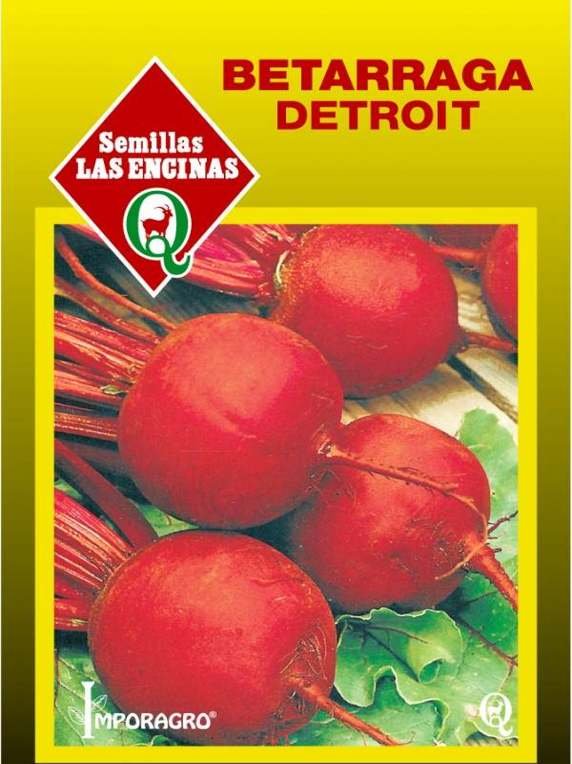 Semillas de Betarraga Detroit dark Red
