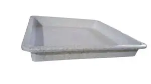 Plato macetero cuadrado PC50 Marmol