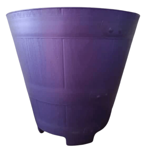 Macetero Modelo Barril Color Morado 40 cm