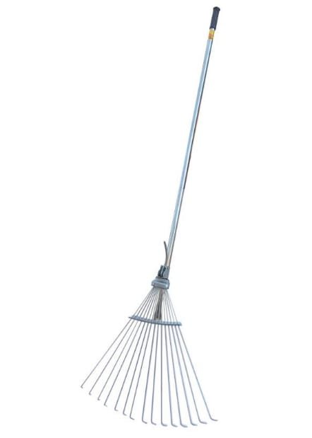 Rastrillo Barre Hojas Ajustable Galvanizado