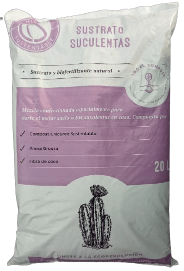 Tierra Para Suculentas Sustrato y Biofertilizante Orgánico 50L
