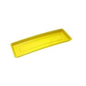 Plato Para Jardinera PJR30 Color Amarillo