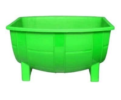 Macetero Mini Barril Color Verde Oscuro
