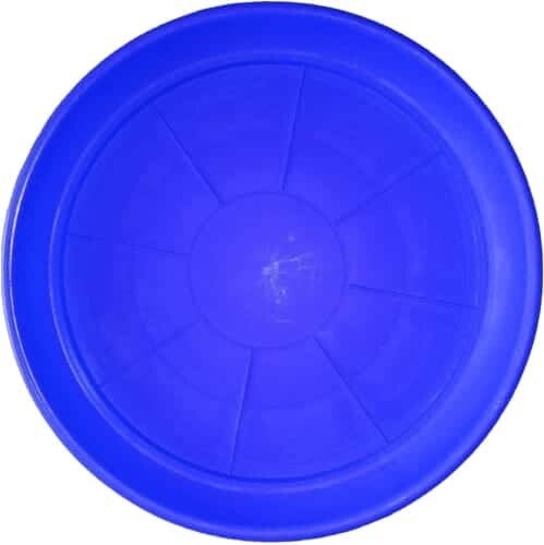 Plato Para Macetero Redondo P15 de Color Azul
