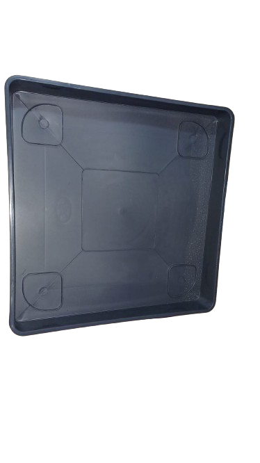 Plato Para Macetero cuadrado PC15 de Color Gris