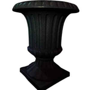 Macetero Tipo Copa Romana Negra
