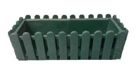 Jardinera de Reja Verde Oscuro 60 Cm