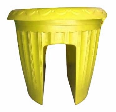 Macetero Para Baranda Color Amarillo - Imagen 2
