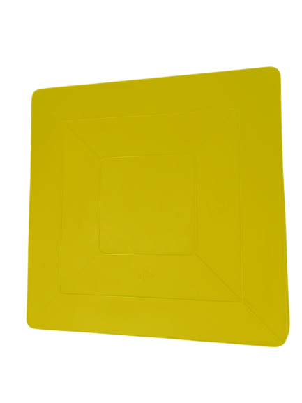 Plato Para Macetero cuadrado PC22de Color Amarillo - Imagen 2