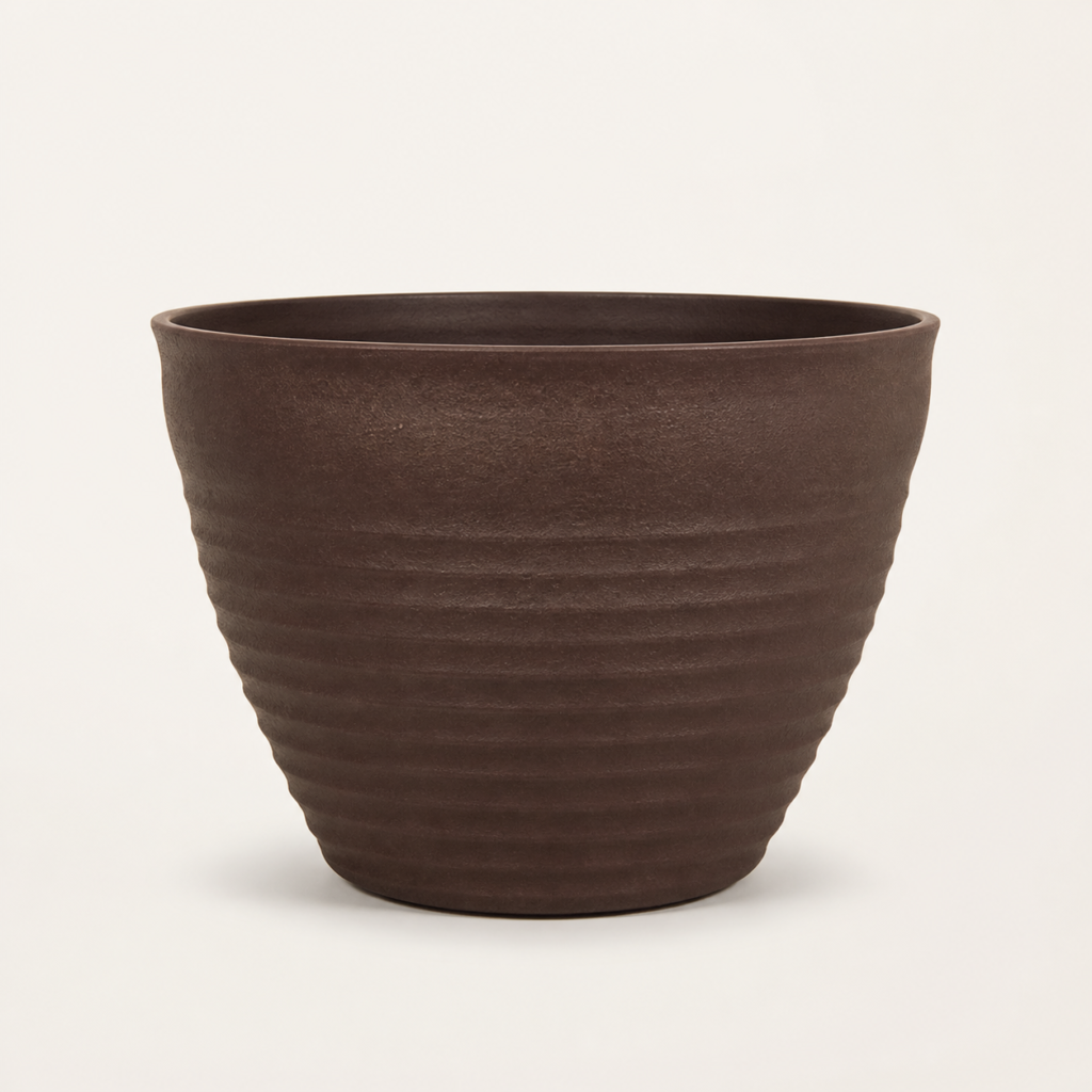 Macetero Griego 28 Cm Café
