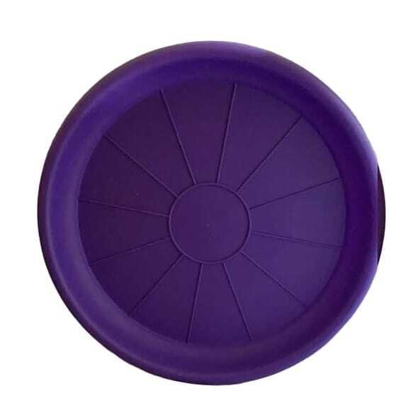 Plato Para Macetero Redondo P50 de Color Morado