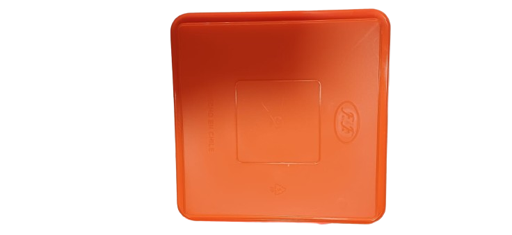 Plato Para Macetero cuadrado PC30de Color Naranja - Imagen 2