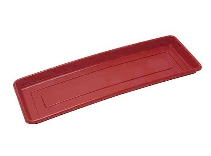 Plato Para Jardinera de Reja 60 Color Rojo