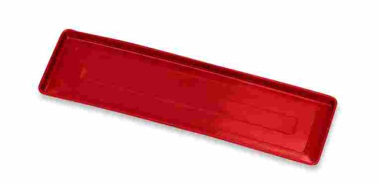 Plato Para Jardinera de Reja 60 Color Rojo - Imagen 2