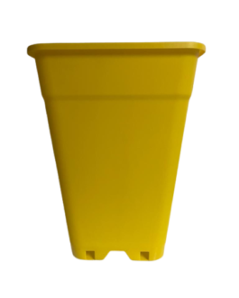 Macetero Rectangular 18×24.5cm Color Amarillo