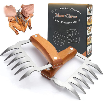 X2 Garras De Oso Acero Inoxidable Para Asados Parrilla Bbq
