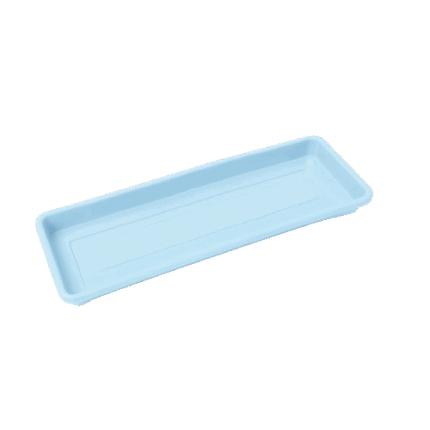Plato Para Jardinera PJR30 Color Azul Pastel