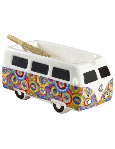 CENICERO VINTAGE HIPPIE BUS CERAMIC