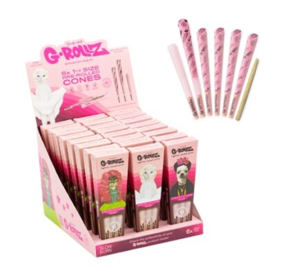 Cono G-ROLLZ 1 ¼ Pink Pets 24 Unid. PR1176QA