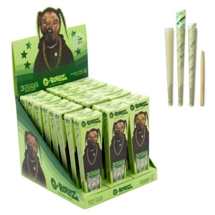 Conos G-Rollz King Size Organic Hemp Rap 3×24. PR1154KB