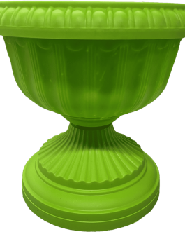 Macetero Tipo Copa Color Verde 24 Cm