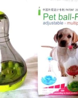 Juguete Para Mascotas Dispensador de Comida Pet Ball-Food Amarillo