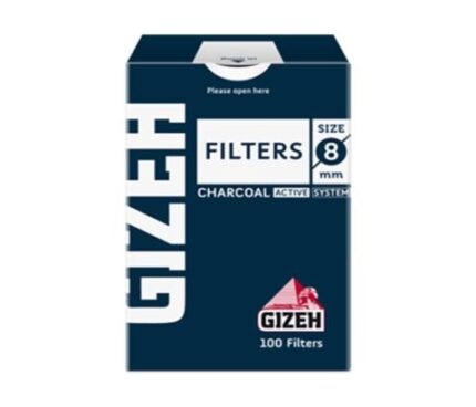 Filtros Gizeh Regular Azul (Carbón activado) en caja 10 unid.