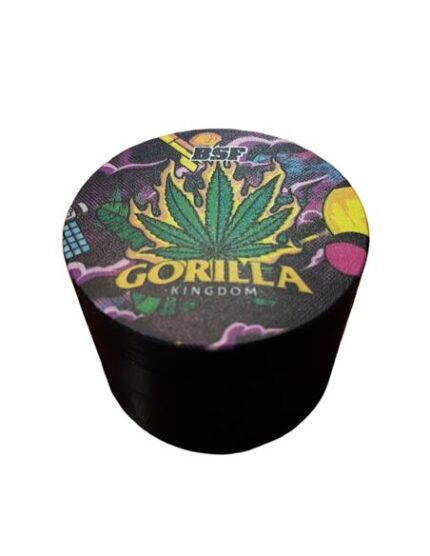 Grinder Aluminio 4 Piezas Negro 63mm - Gorilla Kingdom