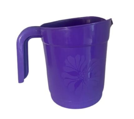Jarro Floral Color Gris