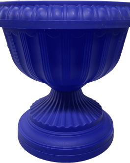 Macetero Tipo Copa Color Azul 30 Cm
