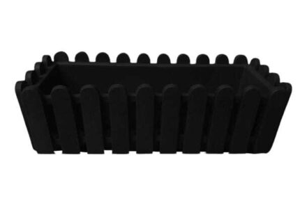 Jardinera de Reja Negra