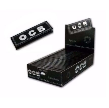 Papel OCB Negro Premium 1 ¼ 25 unid