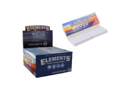 Papelillos Elements Connoisseur 1 1/4 + TIPS 24 unid.