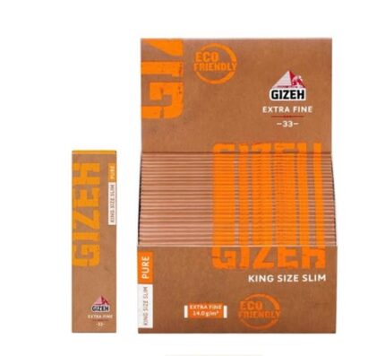 Papelillos Gizeh Pure King Size Cáñamo Orgánico 50 unid.