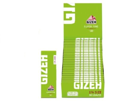 Papelillos Gizeh Verde 1 1/4 25 unid. Super Fine