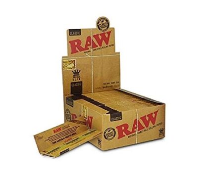 Papelillos RAW Classic King Size Slim (sabana) 50 unid.