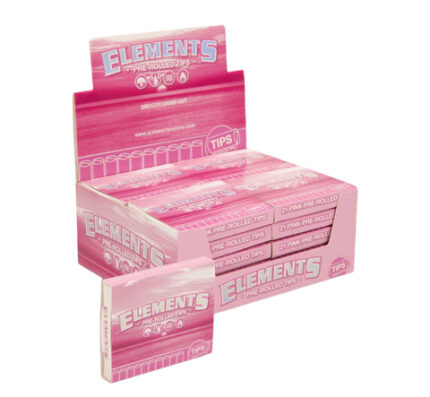 Tips Elements Pink Pre enrolados 20 Unid.