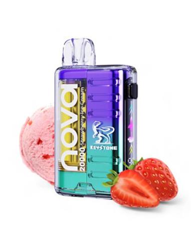 Vaporizador Desechable 20000 Puff Strawberry Ice Cream - Nova