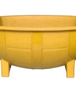 Macetero Mini Barril Color Amarillo
