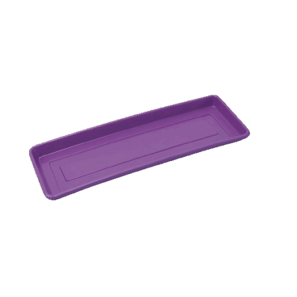 Plato Para Macetero cuadrado PC10 de Color Morado