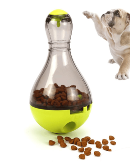 Juguete Para Mascotas Dispensador de Comida Pet Ball-Food Amarillo