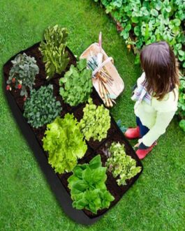 Bolsa de Cultivo de Tela para Huerto de Jardín o Departamentos de 8 Partes